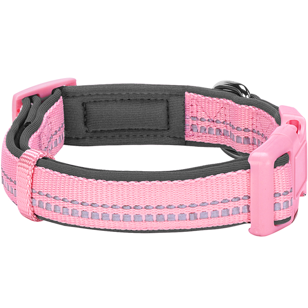 Blueberry Pet 3M Reflective Neoprene Padded Dog Collar eBay